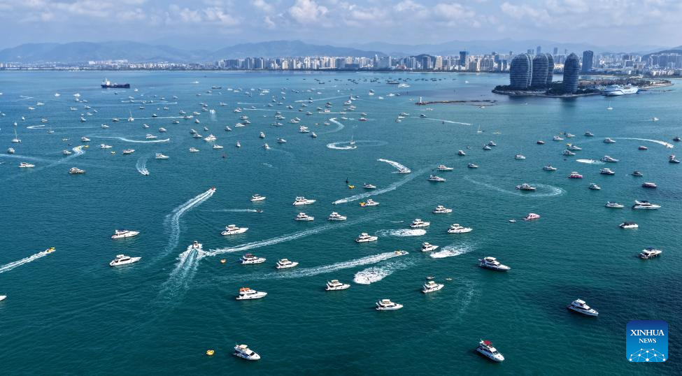 Cidade chinesa de Sanya registra mais de 7.000 viagens de iate durante a Festa da Primavera