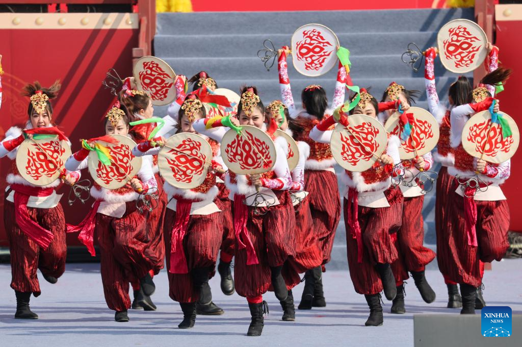 Cidade chinesa de Shijiazhuang sedia concurso nacional de tambores