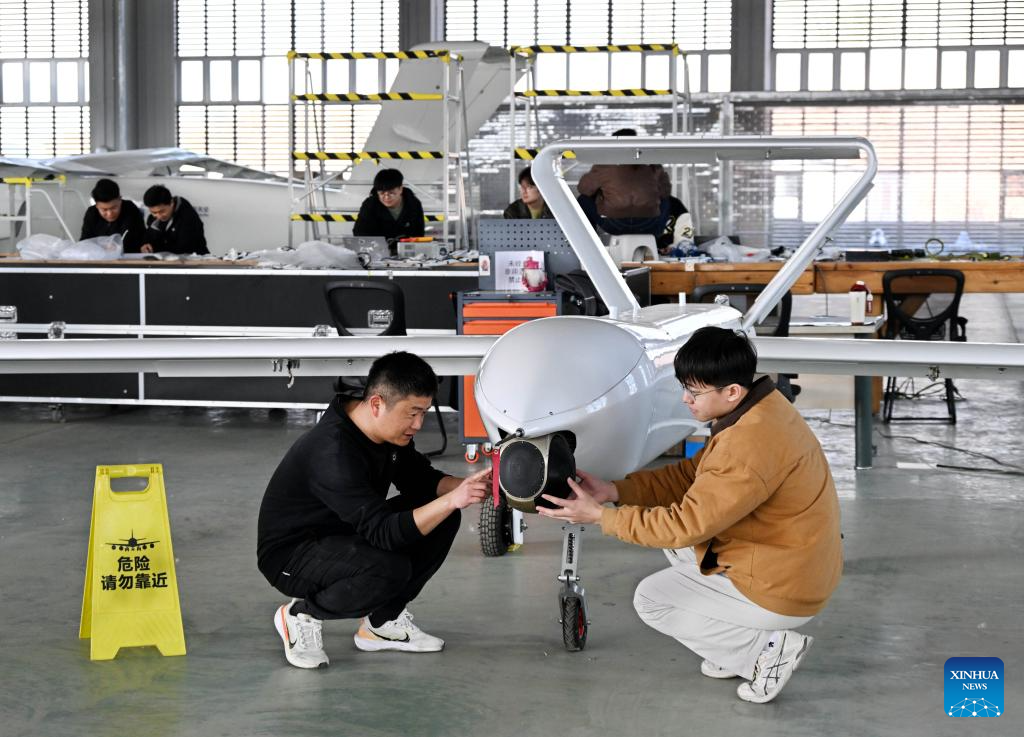 Cidade de Laixi constrói cadeia industrial abrangente de economia de baixa altitude em Shandong, no leste da China