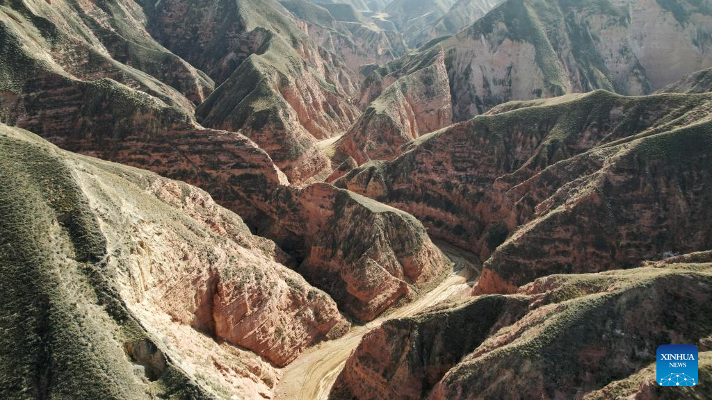 Fotos mostram paisagem do Cânion Shilaquan em Gansu, noroeste da China