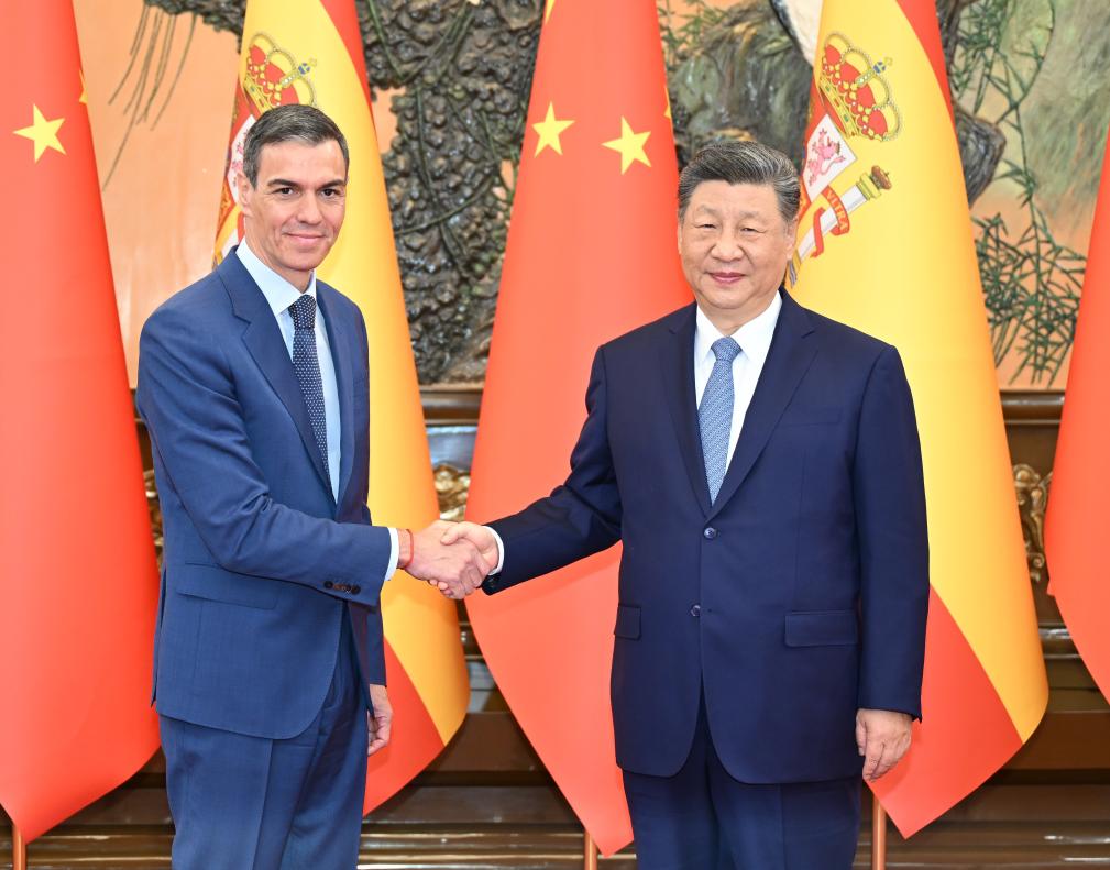 Xi pede reforço da cooperação entre China e Espanha para obter resultados mais frutíferos