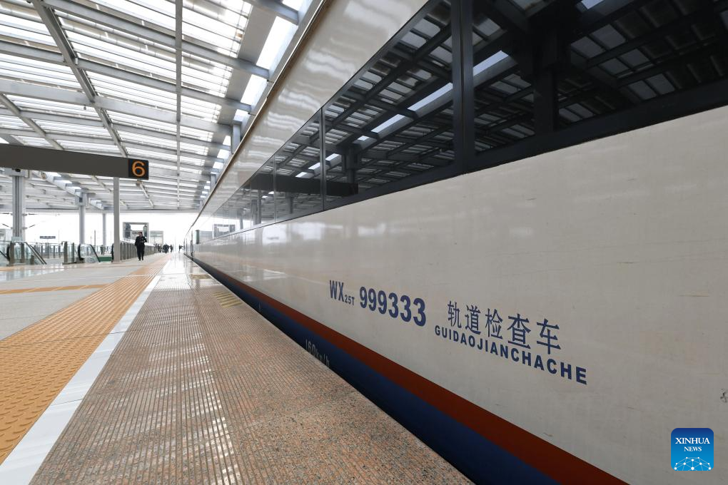 Trecho de Hebei da ferrovia de alta velocidade Xiong'an-Shangqiu entra na fase conjunta de depuração e testes